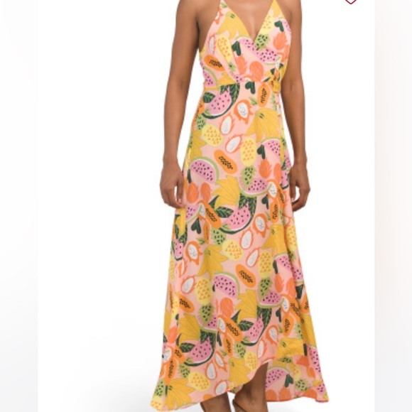 Hutch Watermelon Hi Lo Maxi Dress - Picture 2 of 10